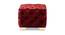 Rhea OTTOMAN (Burgundy) by Urban Ladder - Cross View Design 1 - 556811