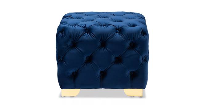 Xavier OTTOMAN (Royal Blue) by Urban Ladder - Cross View Design 1 - 556813