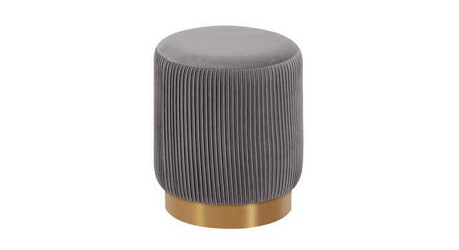 Zoey OTTOMAN (Grey) by Urban Ladder - Cross View Design 1 - 556821