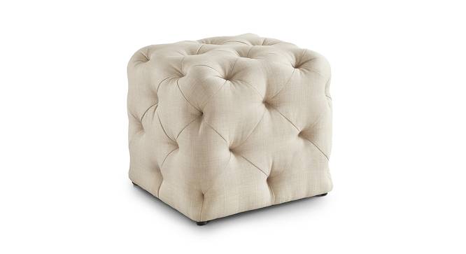 Mateo OTTOMAN (Beige) by Urban Ladder - Front View Design 1 - 556832