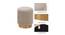 Ace OTTOMAN (Khaki) by Urban Ladder - Front View Design 1 - 556841