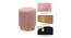 Remington OTTOMAN (Pink) by Urban Ladder - Front View Design 1 - 556842