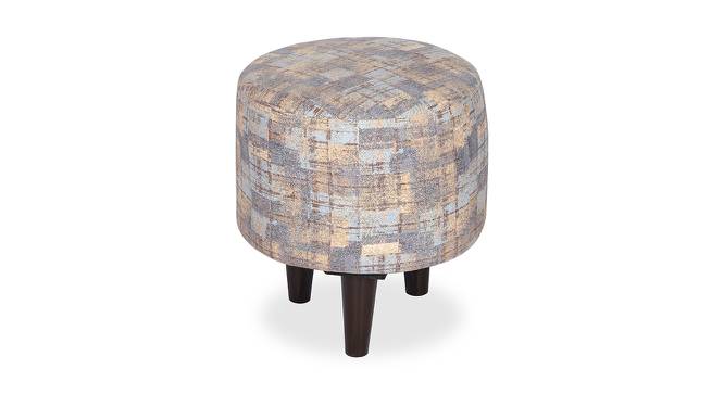 Abigail OTTOMAN (Blue & Yellow) by Urban Ladder - Front View Design 1 - 556843