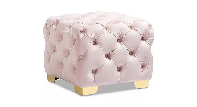 Evan OTTOMAN (Pink) by Urban Ladder - Front View Design 1 - 556900