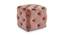 Leo OTTOMAN (Pink) by Urban Ladder - Design 1 Side View - 556906