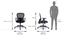 Cohen Study Chair (Black) by Urban Ladder - Dimension Design 1 - 556938