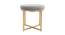 Hood Ottomans & Stools (Grey) by Urban Ladder - Design 1 Side View - 557014