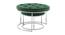 Arianna Ottomans & Stools (Green) by Urban Ladder - Front View Design 1 - 557131