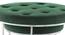 Arianna Ottomans & Stools (Green) by Urban Ladder - Design 1 Side View - 557146