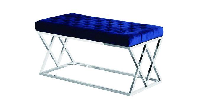 Elspeth Ottomans & Stools (Blue) by Urban Ladder - Front View Design 1 - 557221