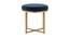 Hamish Ottomans & Stools (Blue) by Urban Ladder - Front View Design 1 - 557226