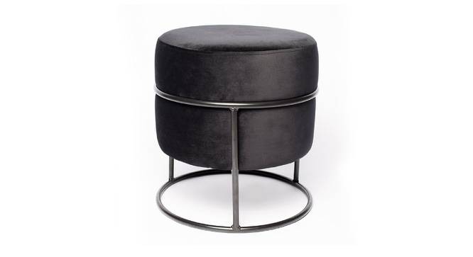 Aviana Ottomans & Stools (Black) by Urban Ladder - Front View Design 1 - 557231