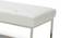 Duncan Ottomans & Stools (White) by Urban Ladder - Design 1 Side View - 557234