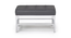 Fiona Ottomans & Stools (Grey) by Urban Ladder - Cross View Design 1 - 557321