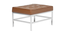 Finley Ottomans & Stools (Brown) by Urban Ladder - Front View Design 1 - 557339
