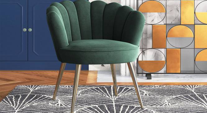 Catriona Accent Chairs (Green, Powder Coating Finish) by Urban Ladder - Cross View Design 1 - 557406