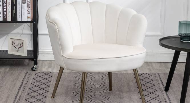 Clyde Accent Chairs (White, Powder Coating Finish) by Urban Ladder - Cross View Design 1 - 557409