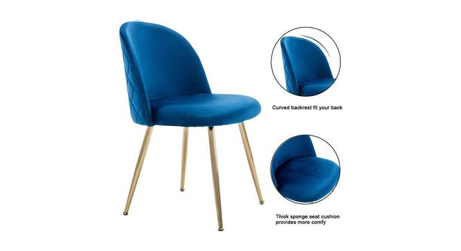 Calhoun Accent Chairs (Blue, Powder Coating Finish) by Urban Ladder - Front View Design 1 - 557417