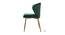 Cullen Accent Chairs (Green, Powder Coating Finish) by Urban Ladder - Design 1 Side View - 557446