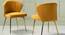 Donal Accent Chairs (Yellow, Powder Coating Finish) by Urban Ladder - Cross View Design 1 - 557485