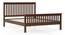 Athens Bed (Solid Wood) (Queen Bed Size, Dark Walnut Finish) by Urban Ladder - - 
