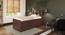 Ateneo Storage Headboard Single Bed with Trundle and Storage (Solid Wood) (Single Bed Size, Dark Walnut Finish) by Urban Ladder - - 