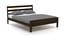 Osaka Bed (Solid Wood) (Queen Bed Size, Dark Walnut Finish) by Urban Ladder - - 