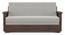 Oshiwara Sofa Cum Bed (Dark Walnut Finish, Vapour Grey) by Urban Ladder - Zoomed Image Design 1 - 