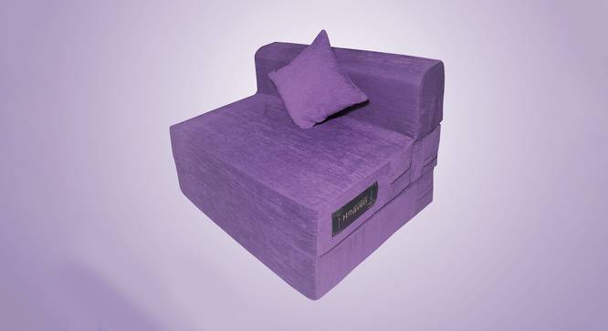 Tatum Sofa Cum Bed (Purple) by Urban Ladder - Front View Design 1 - 557910