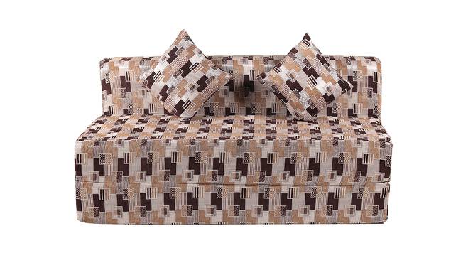 Brooks Sofa Cum Bed (Brown & Grey) by Urban Ladder - Front View Design 1 - 557916