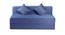 Edward Sofa Cum Bed (Blue & Black) by Urban Ladder - Front View Design 1 - 557917