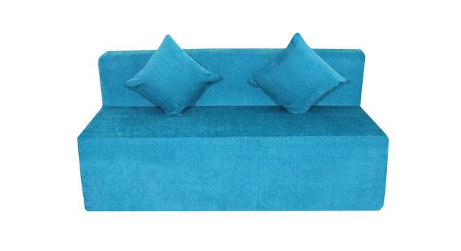 Ellis Sofa Cum Bed (Sky Blue) by Urban Ladder - Front View Design 1 - 557918