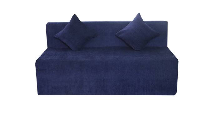Hamilton Sofa Cum Bed (Blue) by Urban Ladder - Front View Design 1 - 557919
