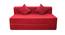 Philip Sofa Cum Bed (Maroon) by Urban Ladder - Front View Design 1 - 557920