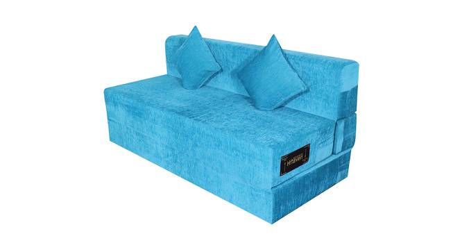 Ellis Sofa Cum Bed (Sky Blue) by Urban Ladder - Cross View Design 1 - 557933