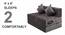 Xena Sofa Cum Bed (Grey) by Urban Ladder - Design 1 Close View - 557969