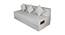 Juniper 6X6 4 Seater 4 Seater Sofa Cum Bed (Light Grey) by Urban Ladder - Front View Design 1 - 558005