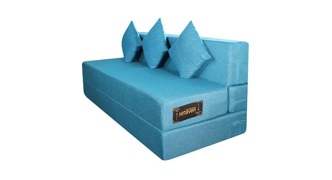 Kaia 6X6 Sofa Cum Bed (Blue) by Urban Ladder - Front View Design 1 - 558006