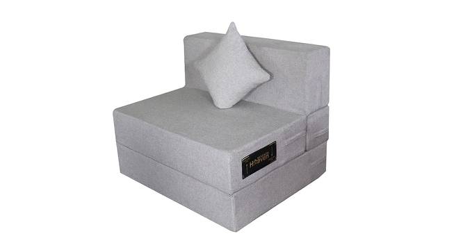 Layla Sofa Cum Bed (Light Grey) by Urban Ladder - Front View Design 1 - 558008