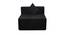 Quinlynn Sofa Cum Bed (Black) by Urban Ladder - Front View Design 1 - 558012