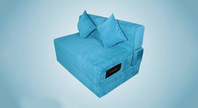 Ambrose Sofa Cum Bed (Sky Blue) by Urban Ladder - Front View Design 1 - 558014