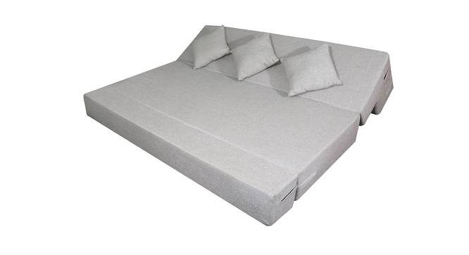 Juniper 6X6 4 Seater 4 Seater Sofa Cum Bed (Light Grey) by Urban Ladder - Cross View Design 1 - 558019