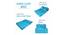 Ambrose Sofa Cum Bed (Sky Blue) by Urban Ladder - Rear View Design 1 - 558057