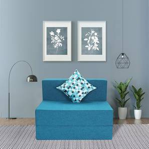 Sofa Cum Bed In Munnar Design Lola 1 Seater Fold Out Sofa cum Bed In Blue Colour