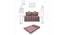 Willow Sofa Cum Bed (Red & Black) by Urban Ladder - Design 1 Dimension - 558093