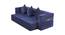 Holliday abric Sofa Cum Bed (Blue) by Urban Ladder - Front View Design 1 - 558106