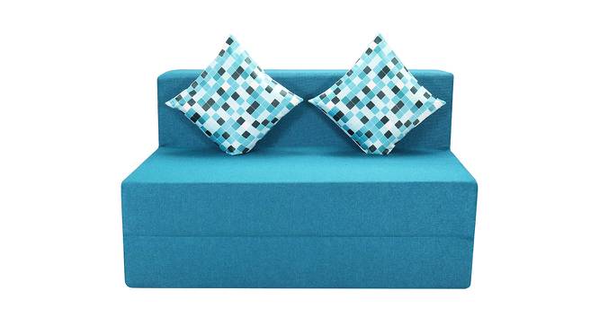 Maisie Sofa Cum Bed (Blue) by Urban Ladder - Front View Design 1 - 558114