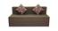 Poppy Sofa Cum Bed (Brown) by Urban Ladder - Front View Design 1 - 558116