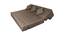 Kaia 6X6 4 Seater 4 Seater Sofa Cum Bed (Brown) by Urban Ladder - Cross View Design 1 - 558125