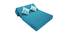 Maisie Sofa Cum Bed (Blue) by Urban Ladder - Design 1 Side View - 558143